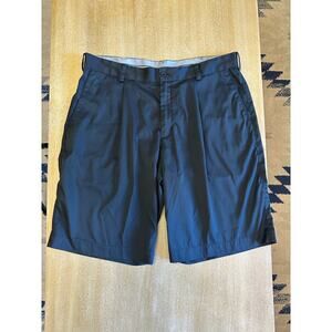Nike Golf Dri-Fit Tour Performance‎ Black Pleated Shorts